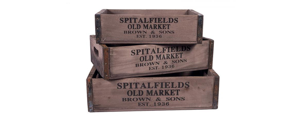Spitalfields Set of 3 Boxes
