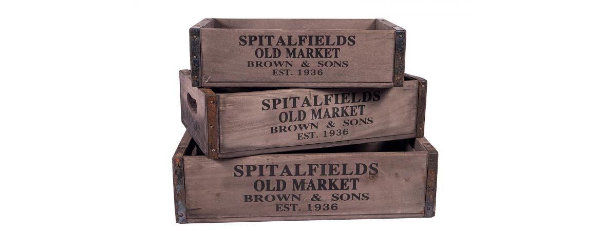 Spitalfields Set of 3 Boxes