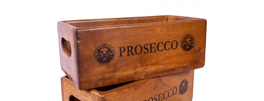 Set of 4 Rectangular Prosecco Boxes