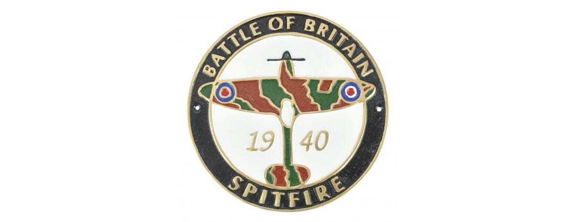 Battle of Britain Spitfire 1940 Wall Plaque