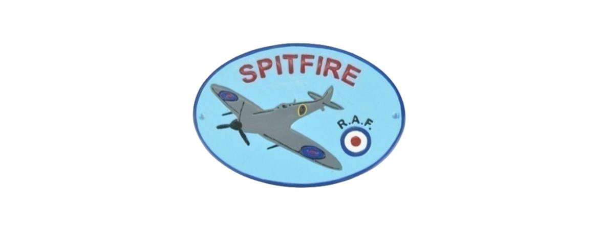 Oval Spitfire Plaque