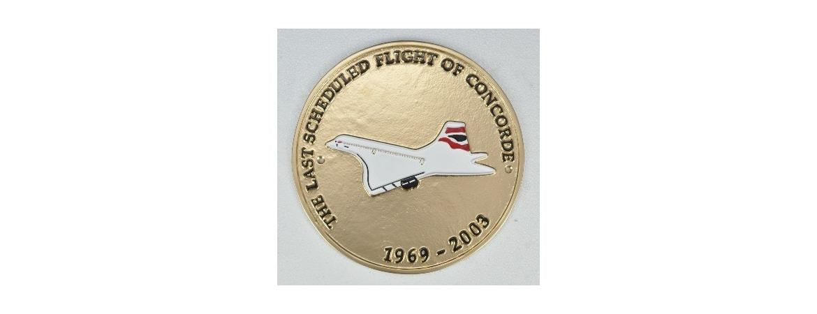 The Last Scheduled Flight of Concord Wall Plaque