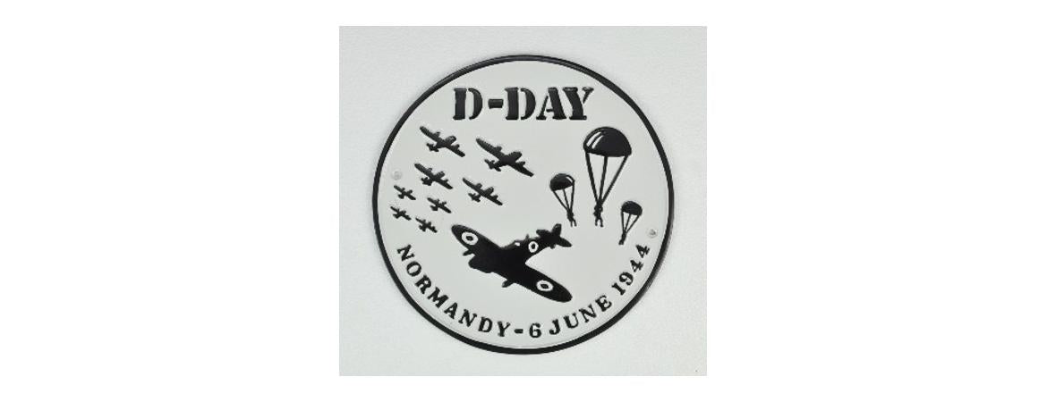 D-Day Normandy Wall Plaque