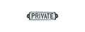 ‘Private’ Sign
