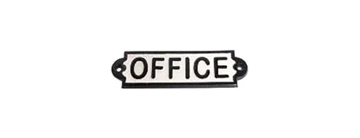‘Office’ sign