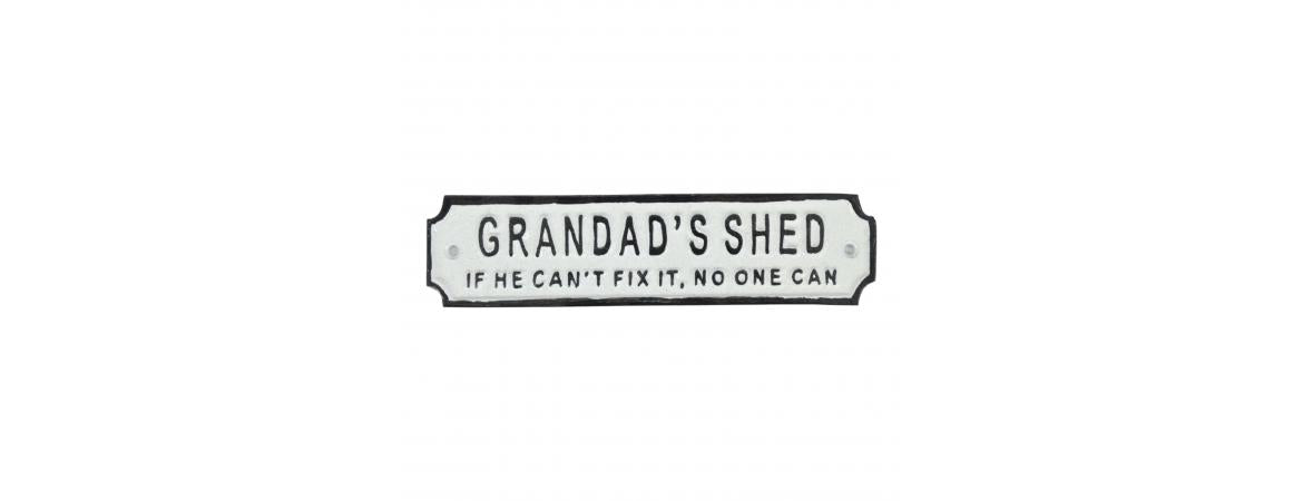 ‘Grandad’s Shed’ Wall Plaque