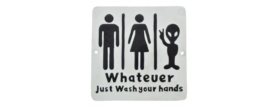 ‘Just Wash Your Hands” Wall Plaque