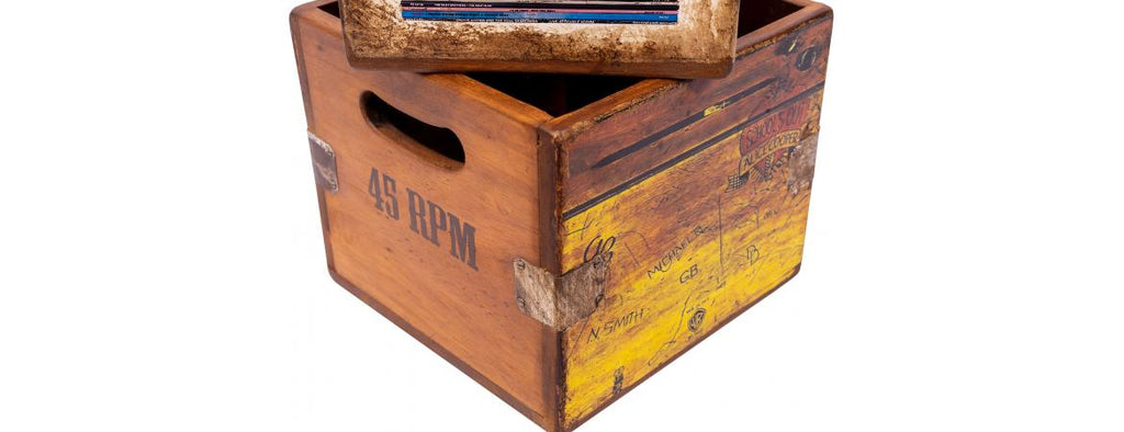 Set of 4 Record Boxes - Classic Album Artwork
