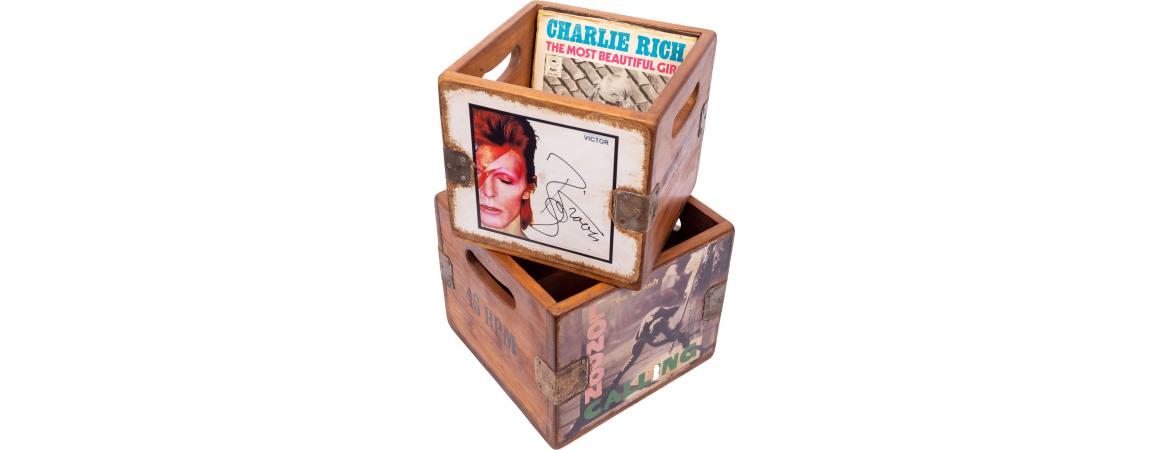 Set of 4 Record Boxes - British Album Art