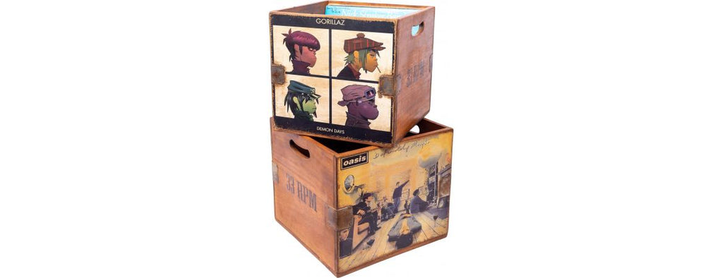 Set of 4 Record Boxes - British Album Art