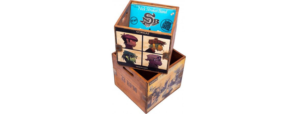 Set of 4 Record Boxes - British Album Art