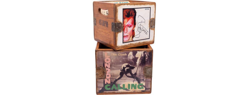Set of 4 Record Boxes - British Album Art