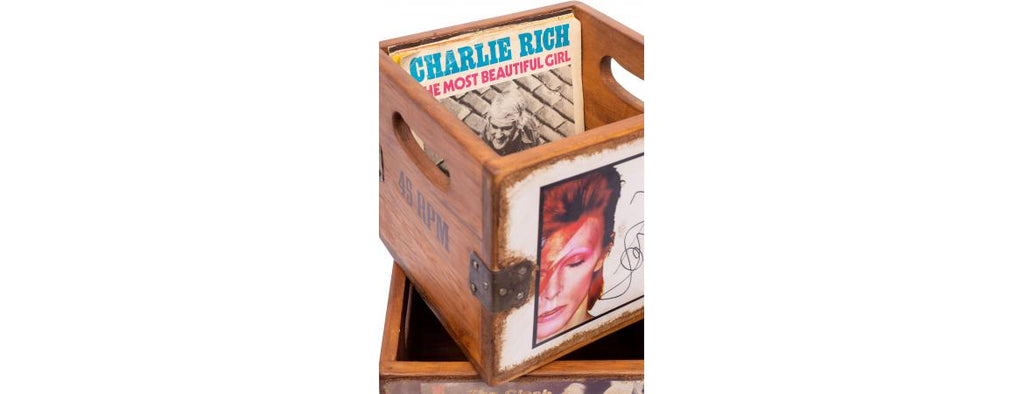 Set of 4 Record Boxes - British Album Art