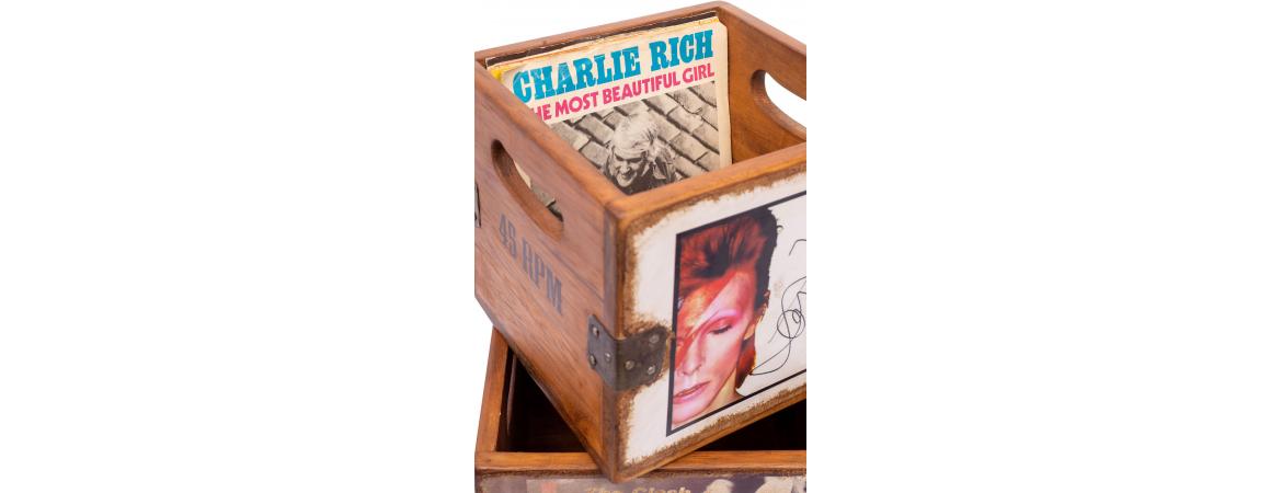 Set of 4 Record Boxes - British Album Art