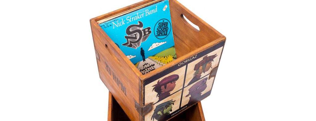 Set of 4 Record Boxes - British Album Art