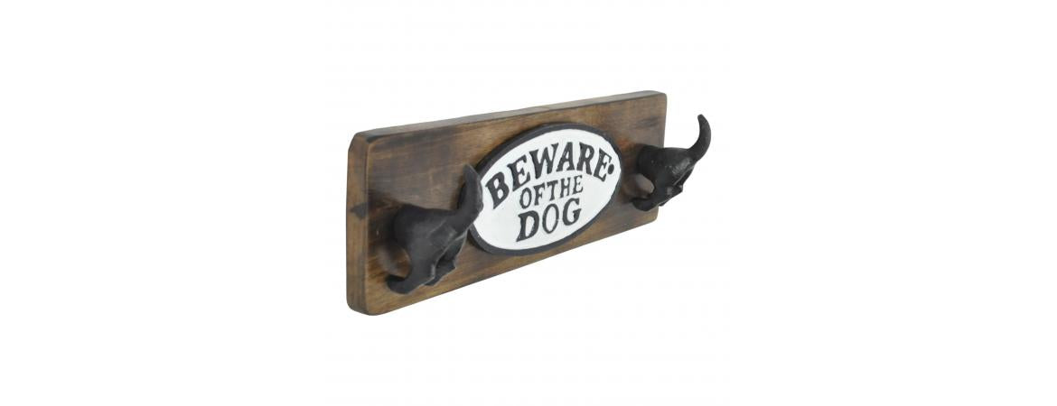 ’Beware of the Dog’ Wall Sign