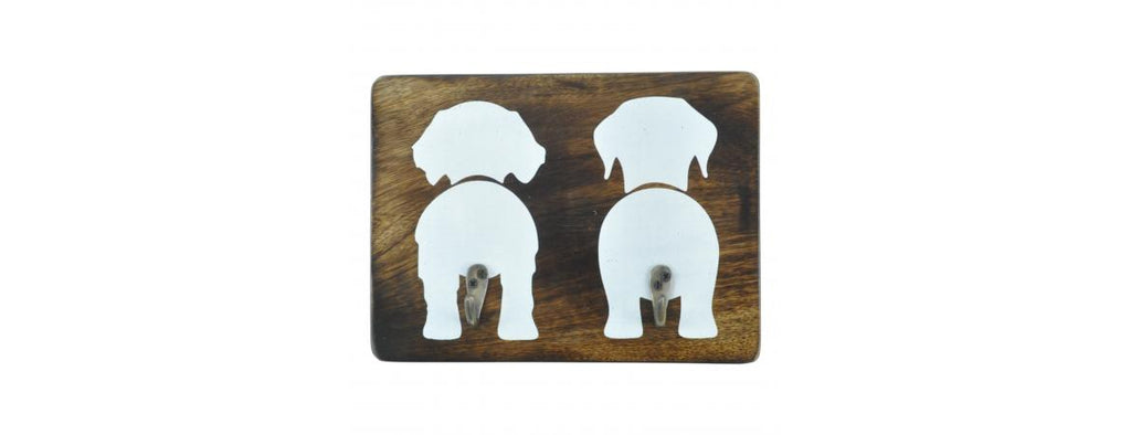2 Dogs Wall Hook