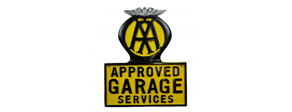 ‘AA Approved Garage Services’ Wall Plaque