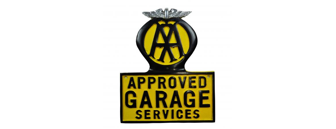 ‘AA Approved Garage Services’ Wall Plaque