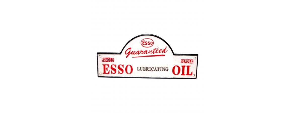 ‘Esso Lubricating Oil’ Wall Plaque