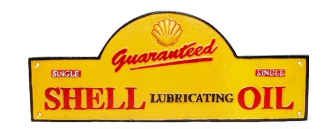 ‘Shell Lubricating Oil’ Wall Plaque