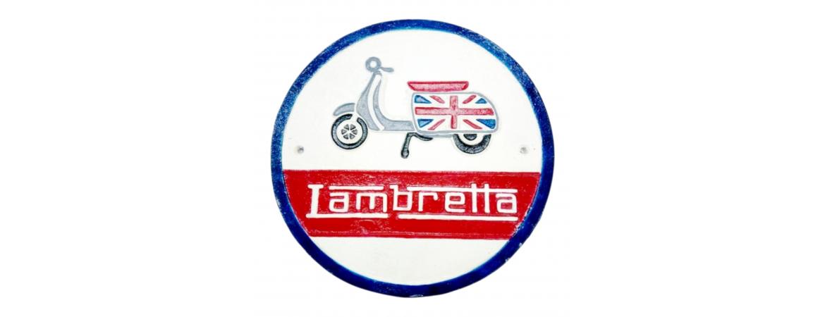 Lambretta Scooter Wall Plaque