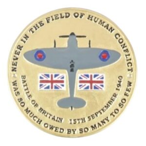 ‘Never in the Field of Human Conflict’ Wall Plaque