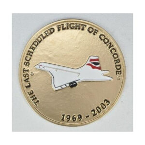 The Last Scheduled Flight of Concord Wall Plaque