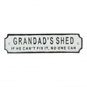 ‘Grandad’s Shed’ Wall Plaque